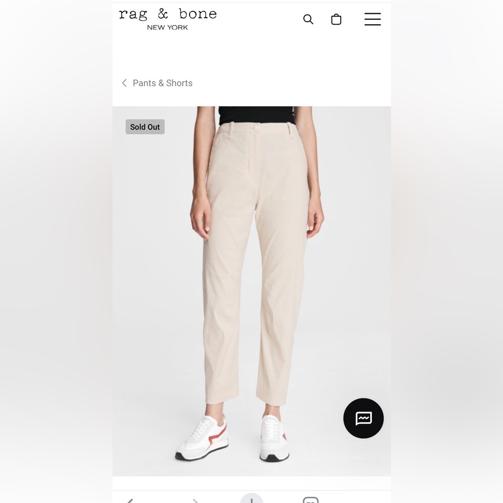rag and bone Demi Linen Blend Pant